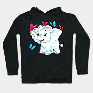 Pretty Elephant Hoodie